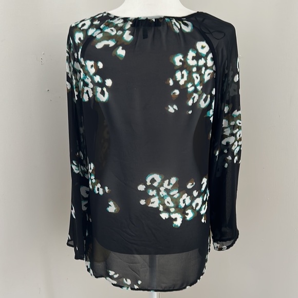 Poem by Citron Brown Floral Boho Tunic sz M - Picture 4 of 7